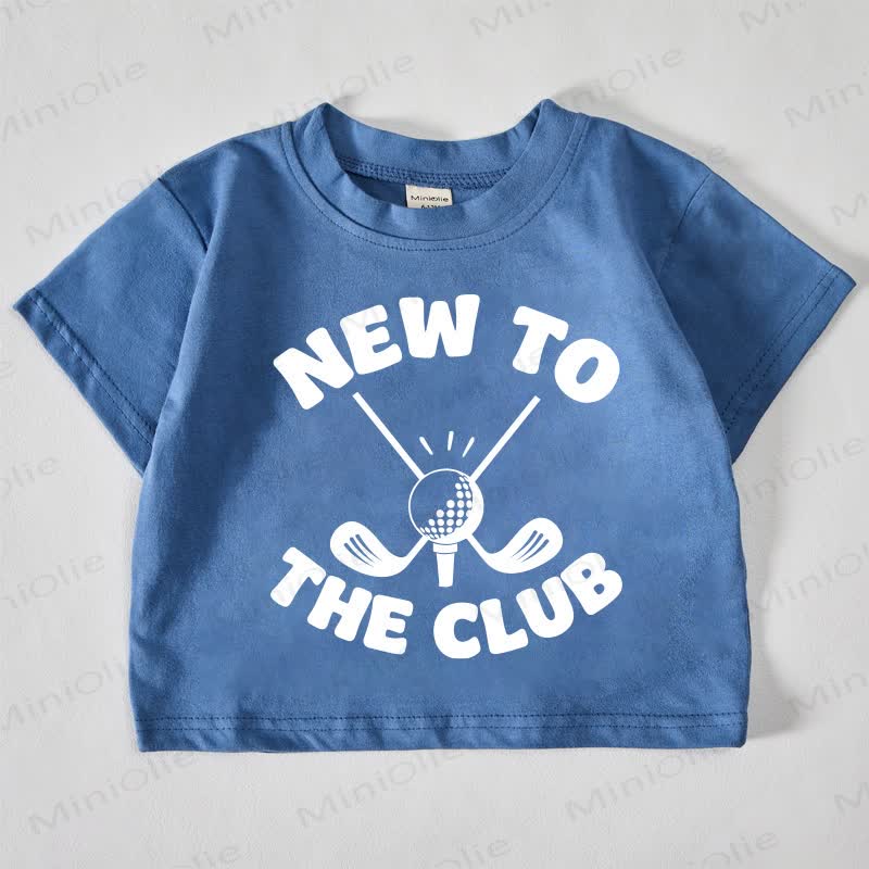 NEW TO THE CLUB Baby Golf Blue T-shirt - Blue - 18-24M - image 1