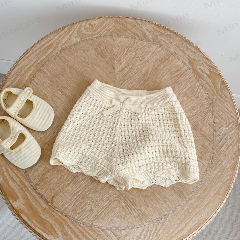 Toddler Girls Solid Beige T-Shirt and Shorts 2-Piece Set - image 3