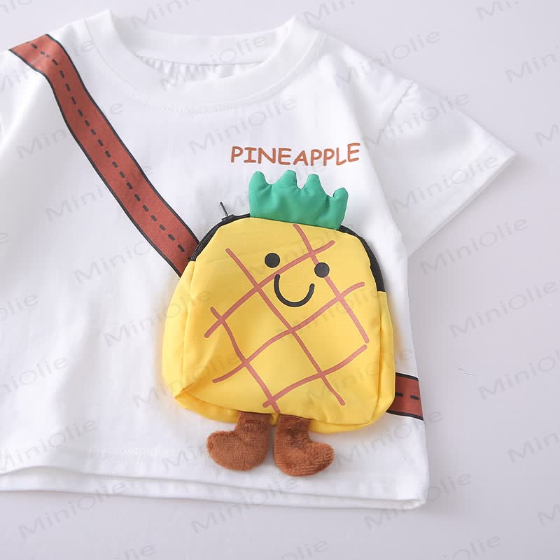 Toddler Cartoon Tee and Denim Shorts 2-Piece Set - image 6