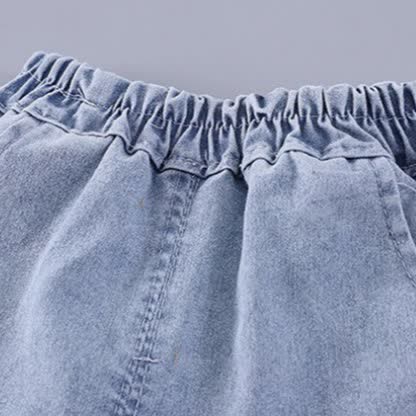 Baby Toddler Girl Denim Sleeveless Set - image 3