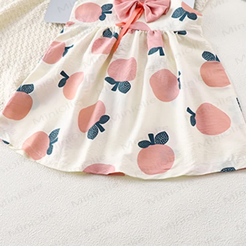 Toddler Girl Bow Peter Pan Collar Sleeveless Dress - image 9