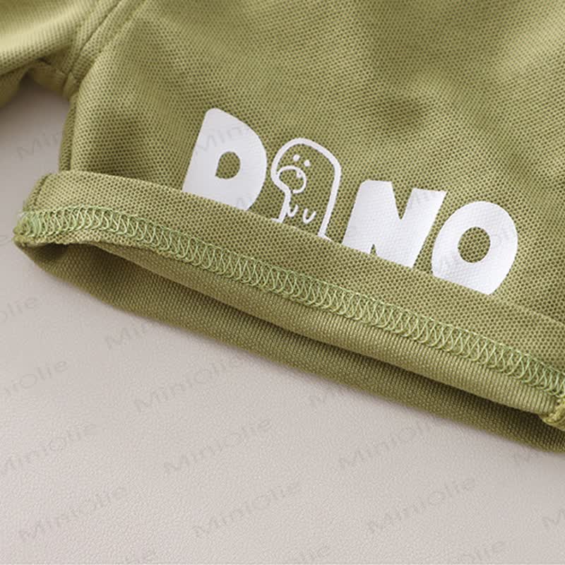 Toddler Boys Dino Collection Polo Shirt and Shorts 2-Piece Set with Bag - image 8