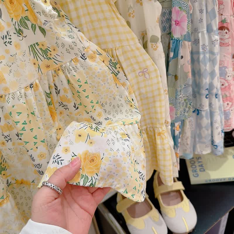 Toddler Girl Ruffle Flutter Sleeve Dress - image 27