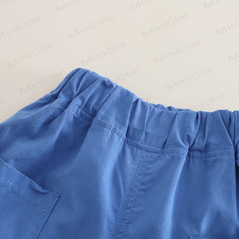 Toddler Boys Denim Shirt and Shorts 2-Piece Set - image 7