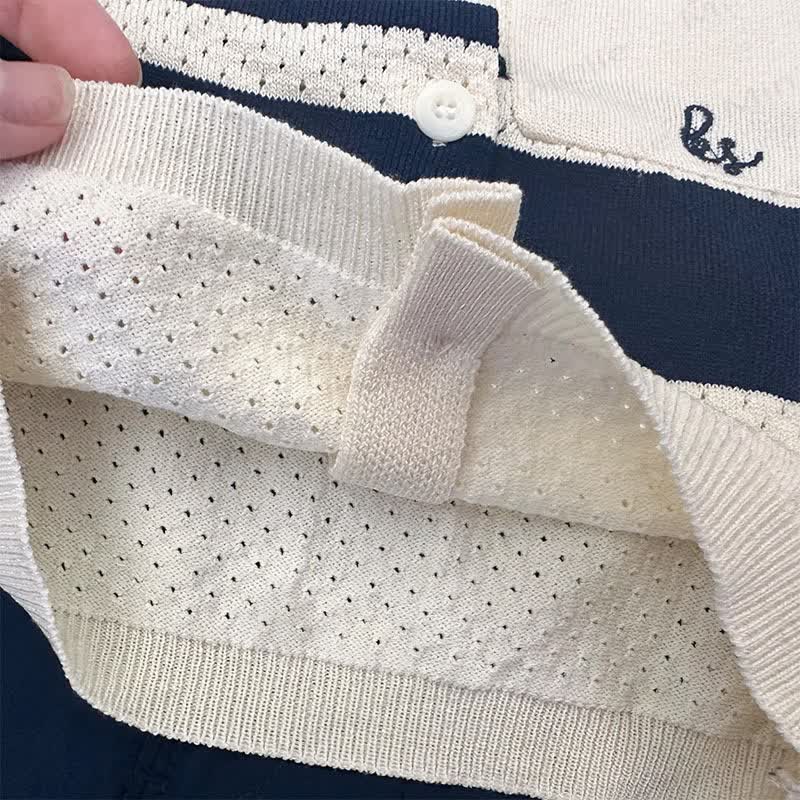 Toddler Boys Open Knit Polo Shirt or Solid Color Shorts - image 7