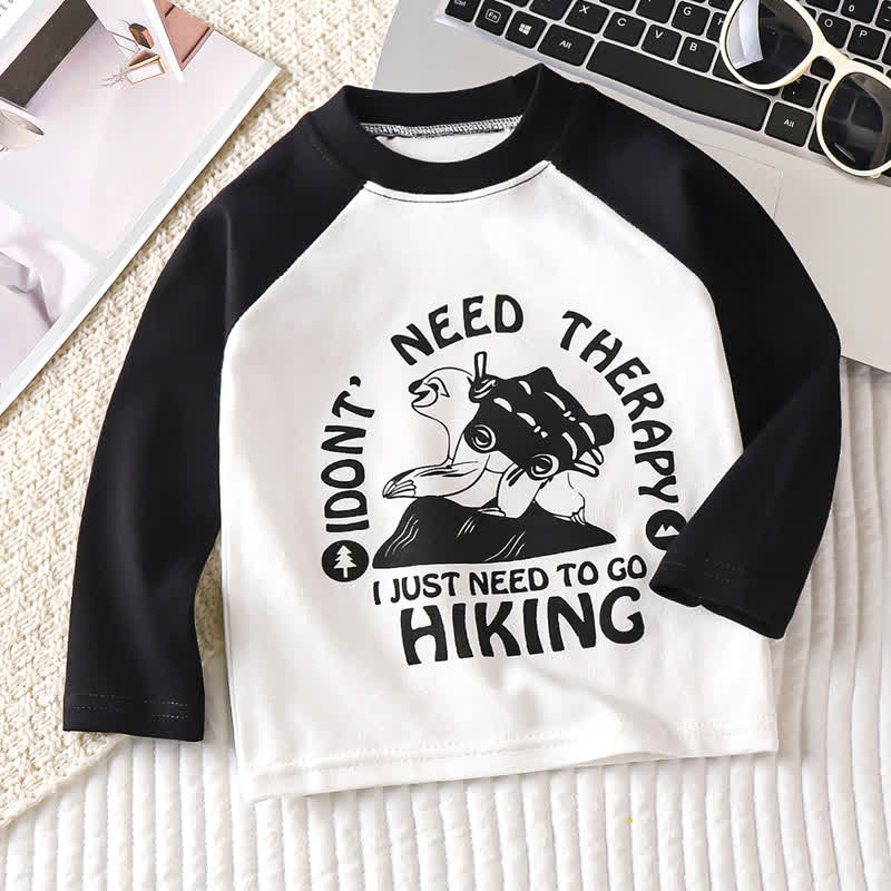 Toddler Baby Cartoon Print Raglan/Striped Cotton T-Shirt - Black Bear - 6-7T - image 13