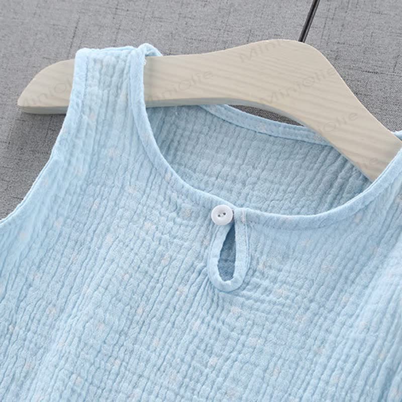 Baby Toddler Cotton Gauze Vest and Shorts 2-Piece Set - image 4