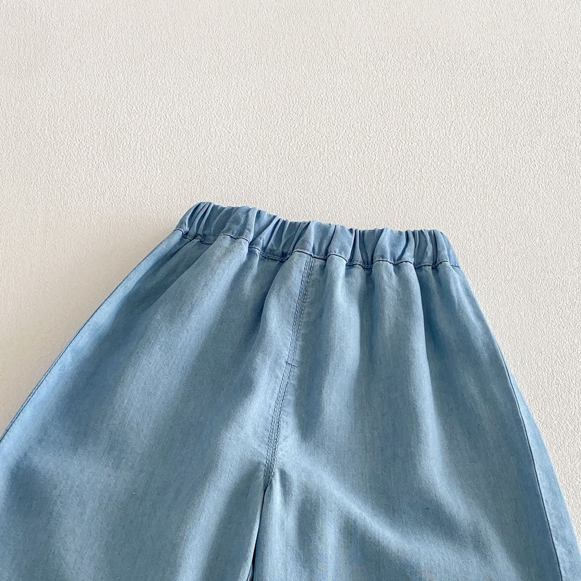 Baby Toddler Girl Denim Sleeveless Set - image 6