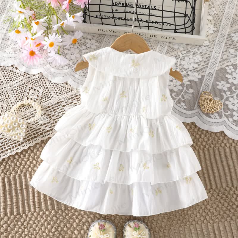 Baby Toddler Girl Bows Sleeveless Dress - image 2