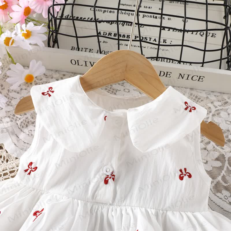 Baby Toddler Girl Bows Sleeveless Dress - image 5