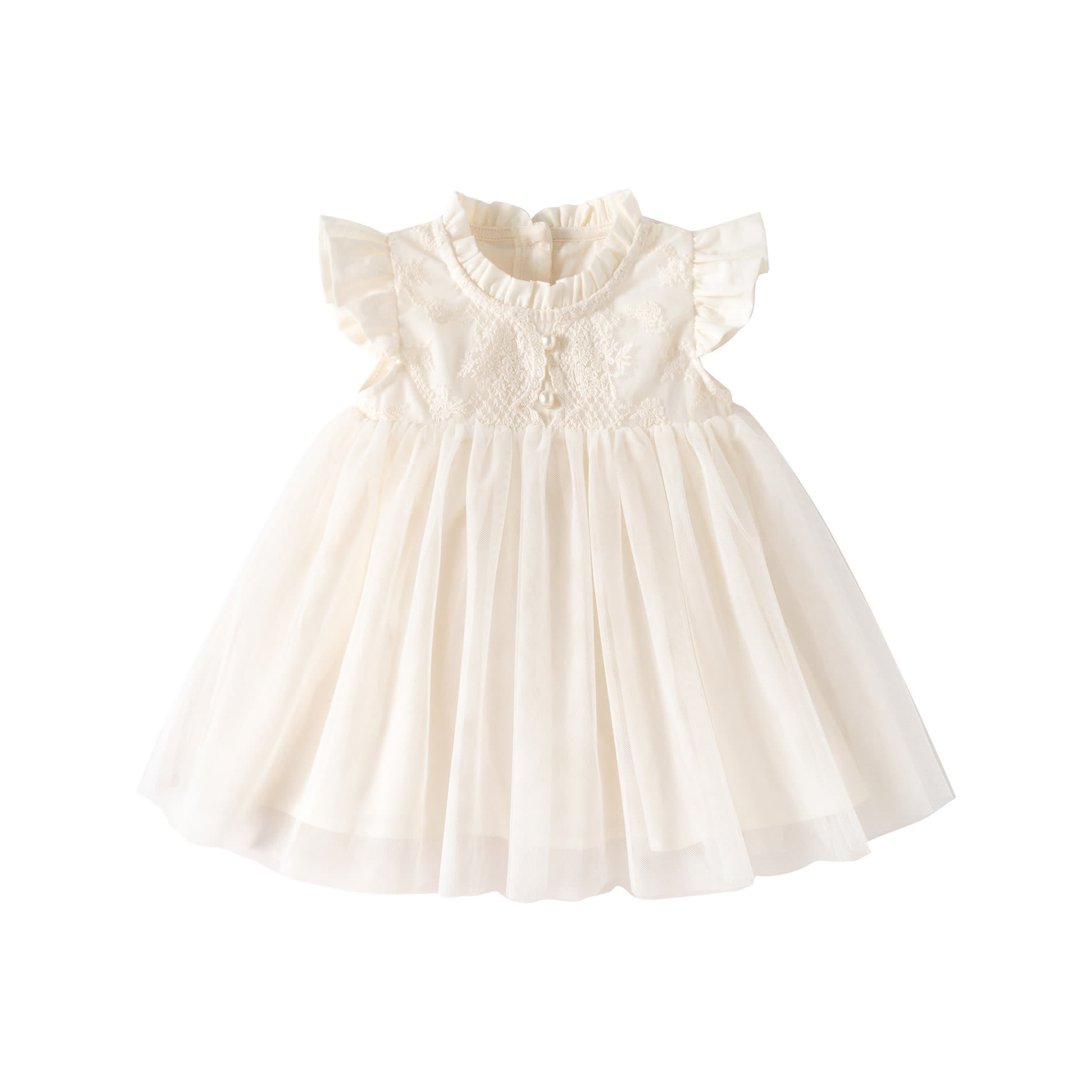 Baby Toddler White Princess Dress - image 2