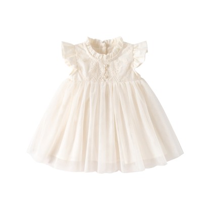 Baby Toddler White Princess Dress - image 2