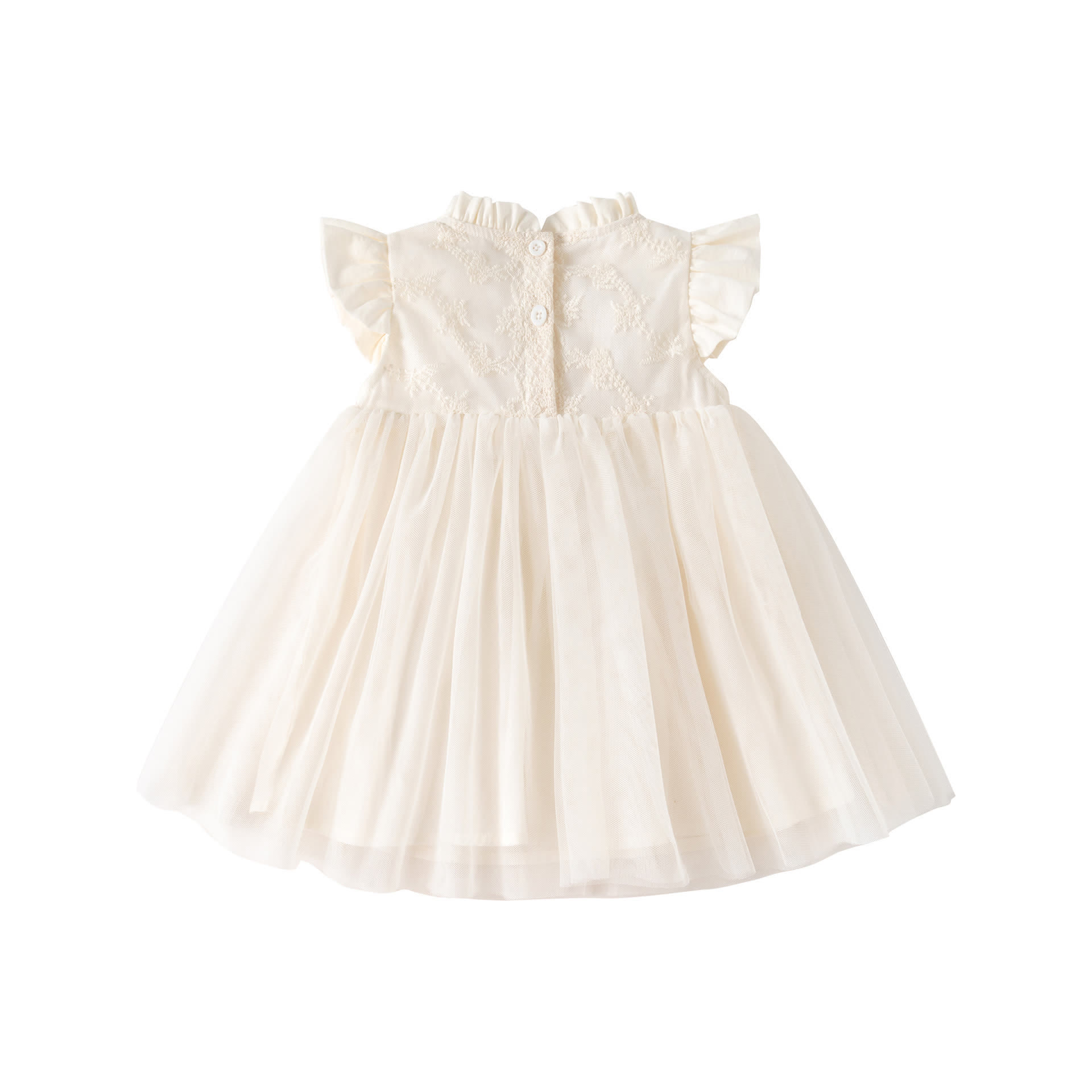 Baby Toddler White Princess Dress - image 3
