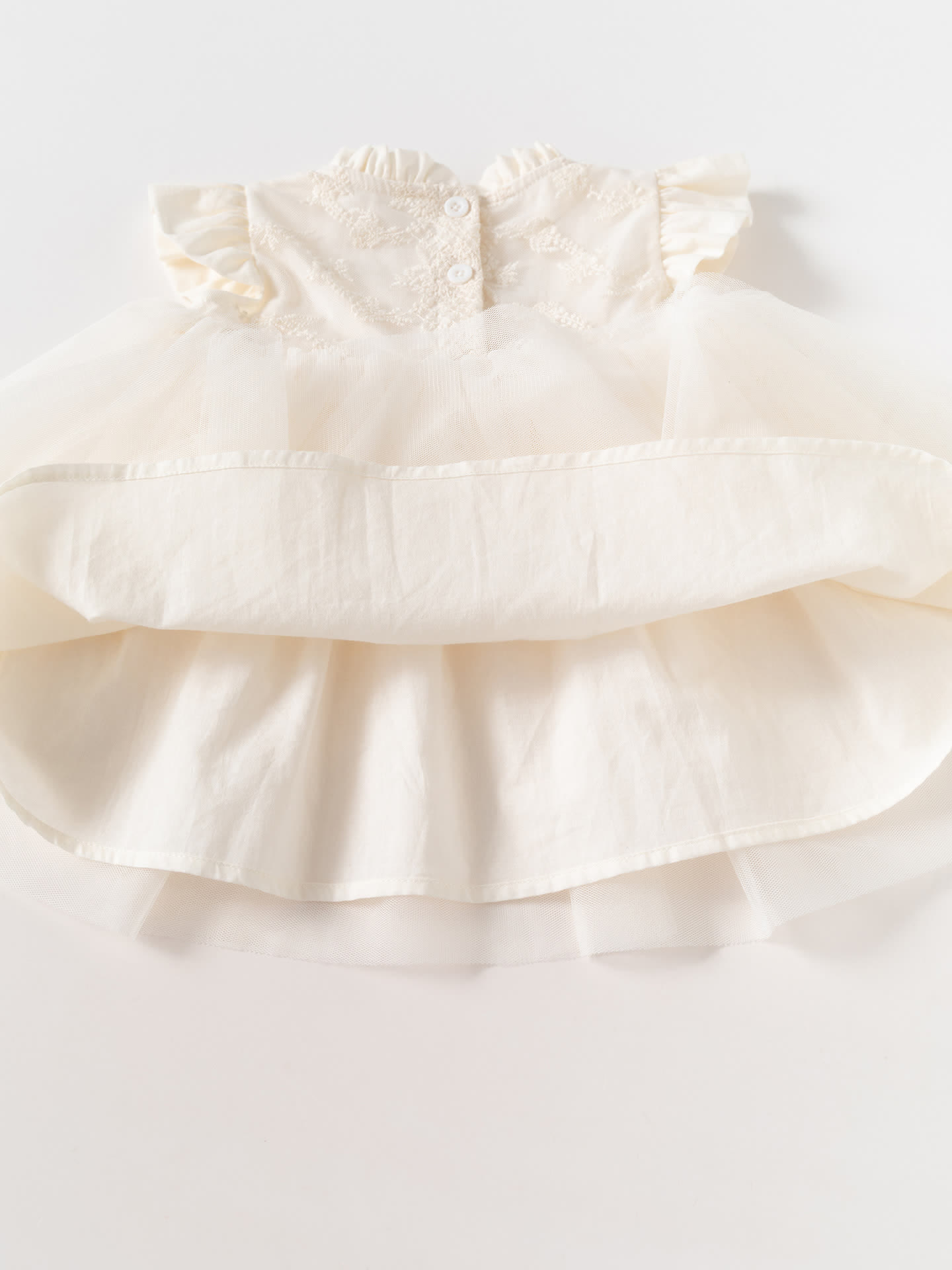 Baby Toddler White Princess Dress - image 5