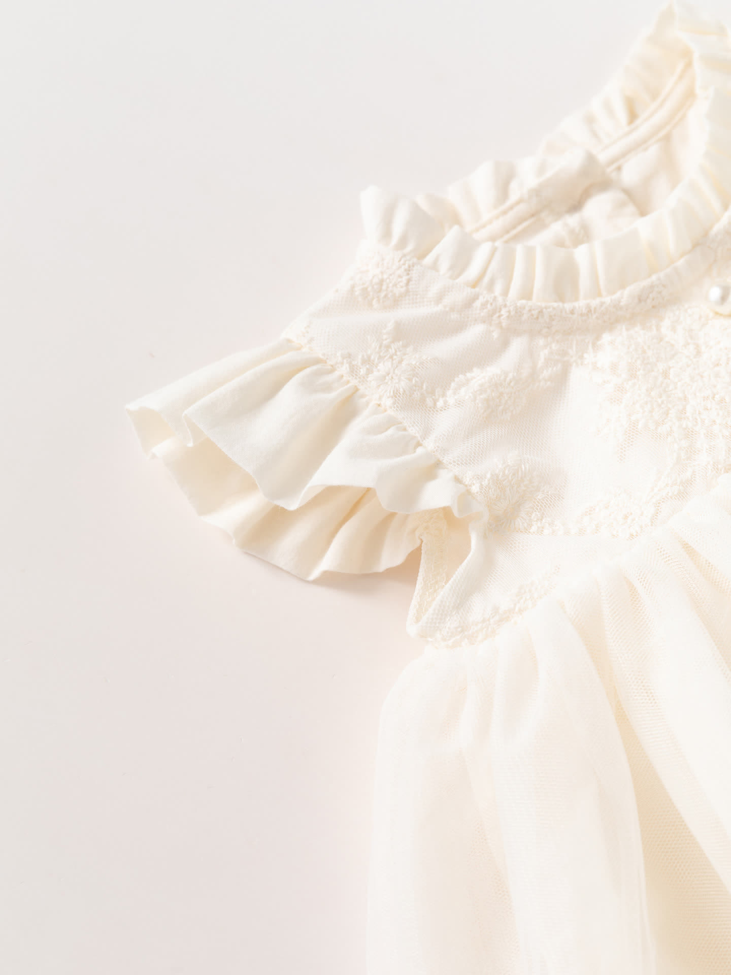 Baby Toddler White Princess Dress - image 6