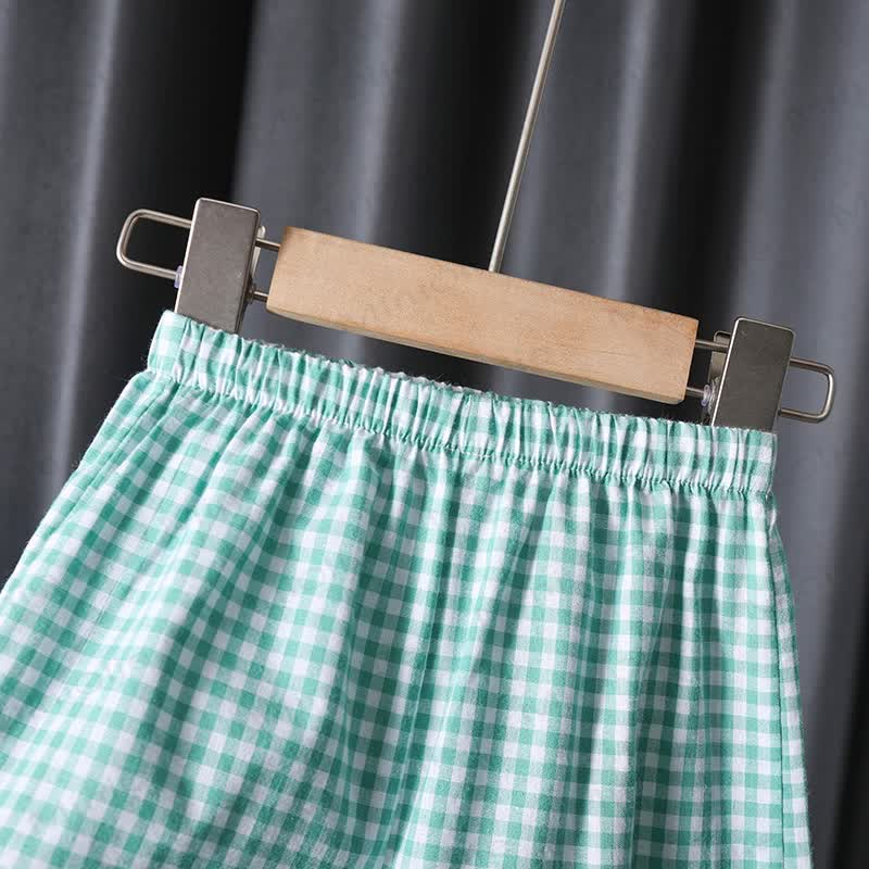 Toddler Girl Gingham Sleeveless Set - image 5