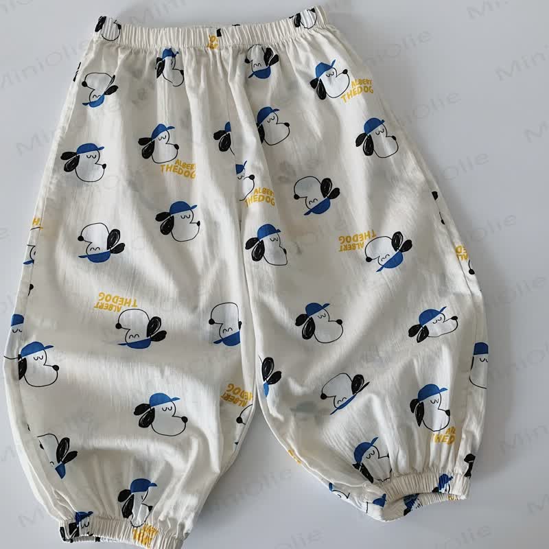Toddler Cartoon Jogger Pants - Beige Dog - 8-9T - image 3