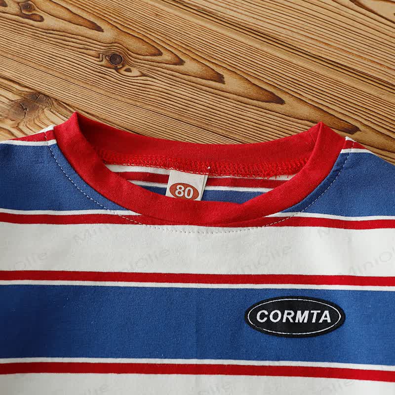 Toddler Boy Striped Long Sleeve T-Shirt - image 5
