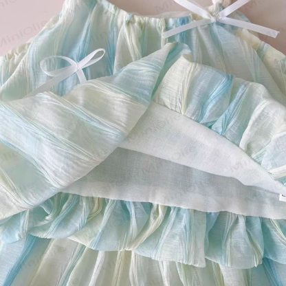Toddler Girl Bow Camisole Top and Shorts 2-piece Set - image 4