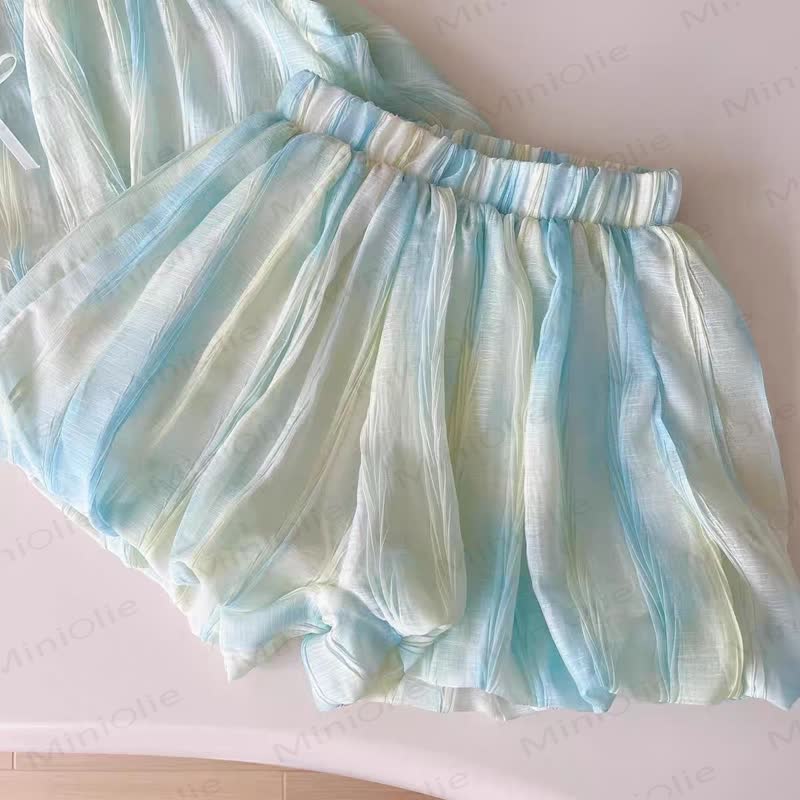 Toddler Girl Bow Camisole Top and Shorts 2-piece Set - image 5