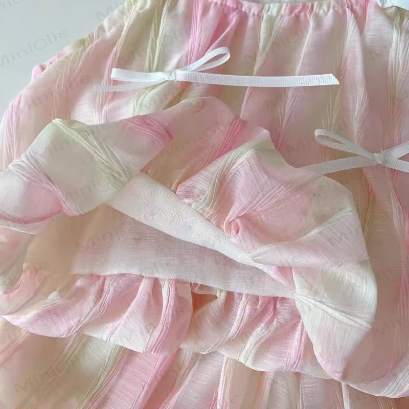 Toddler Girl Bow Camisole Top and Shorts 2-piece Set - image 6