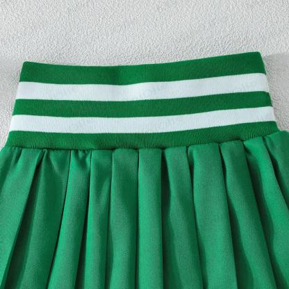 NEWYORK USA Baby Girl Top and Skirt 2-piece Sporty Set - image 13