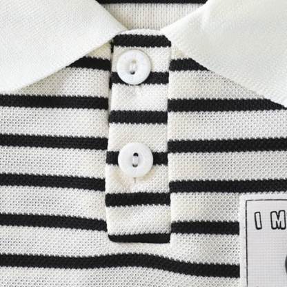 Toddler Girl Animal/Slogan Striped Polo Dress - image 10