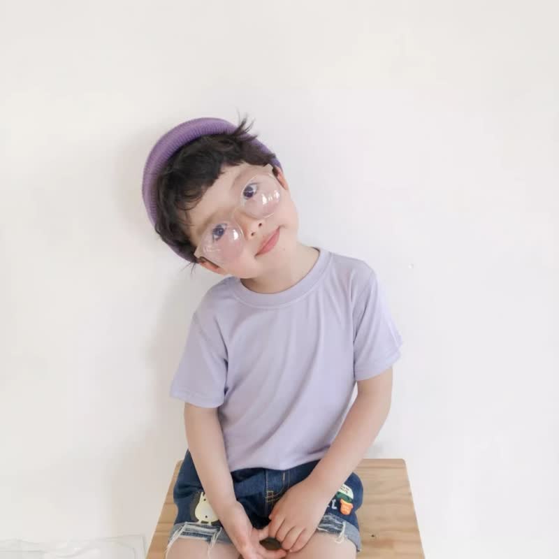 Toddler Solid Color Crew Neck Casual T-Shirt - image 11