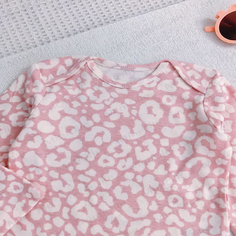 Baby Cotton Cartoon Print Short Sleeve Bodysuit - image 5