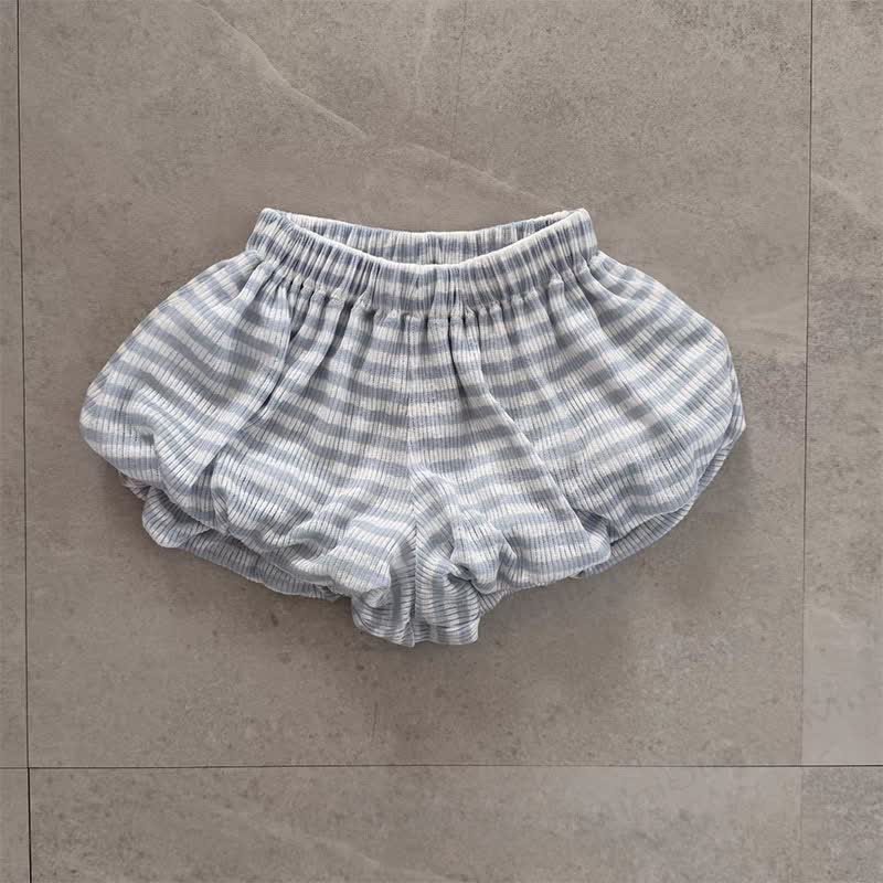 Baby Soft Cotton Gauze Bloomer Shorts - Blue - 4-5T - image 4
