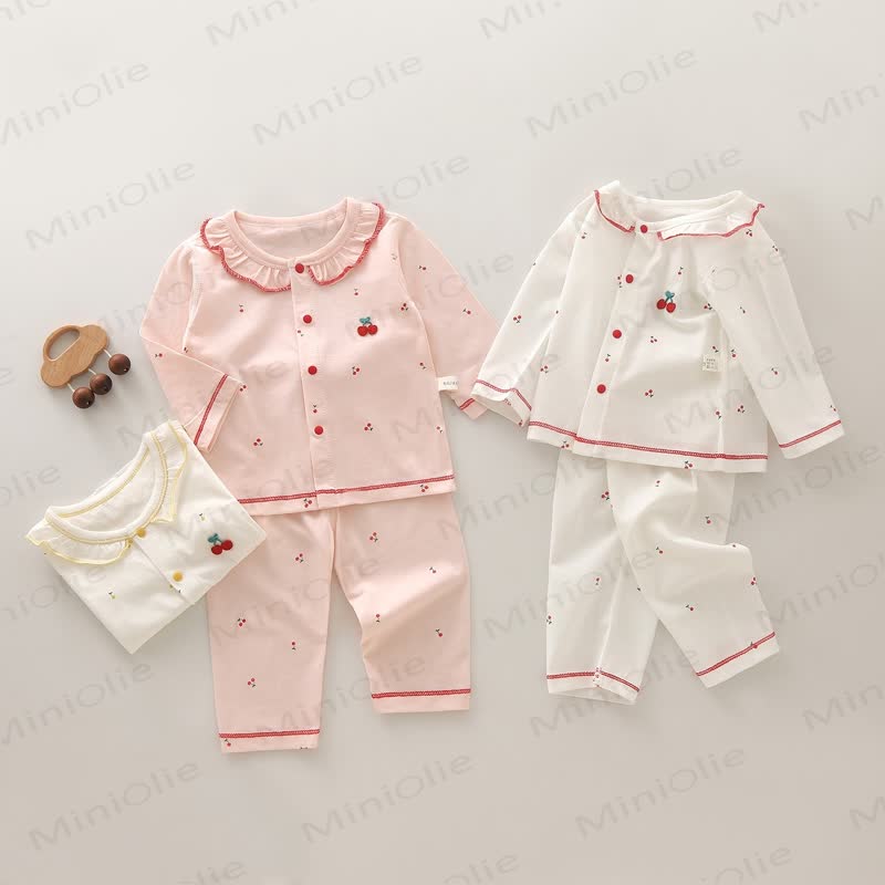 Baby Sweet Cherry Long-Sleeve Set - image 1