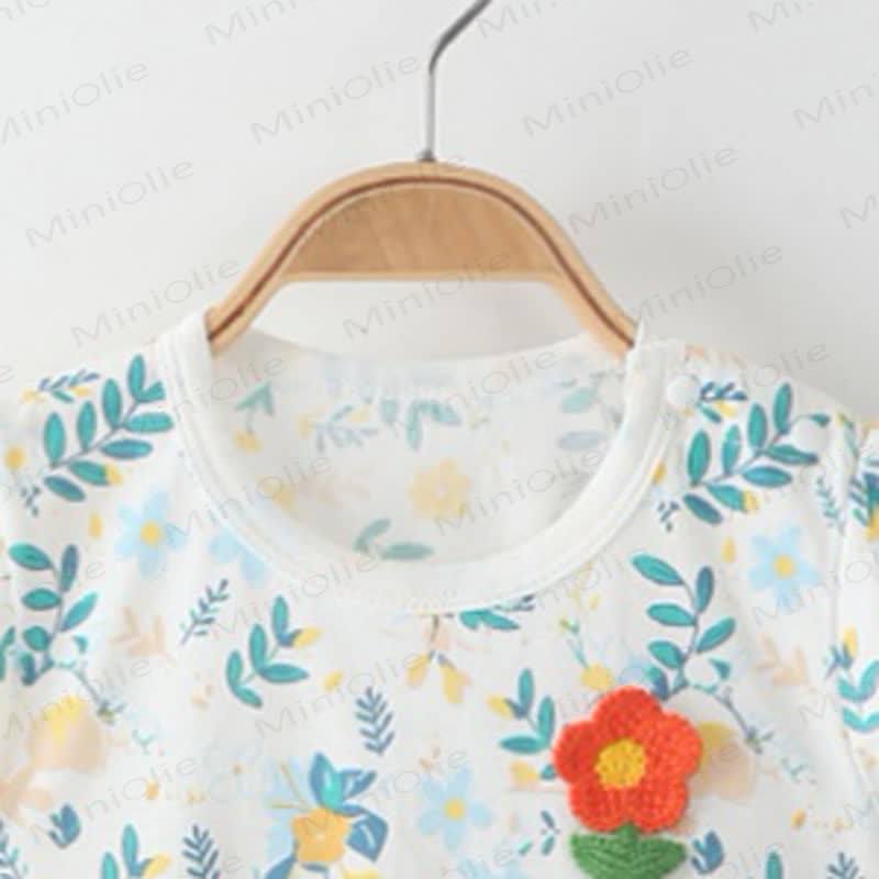 Toddler Baby Girl Floral Cotton Dress - image 4