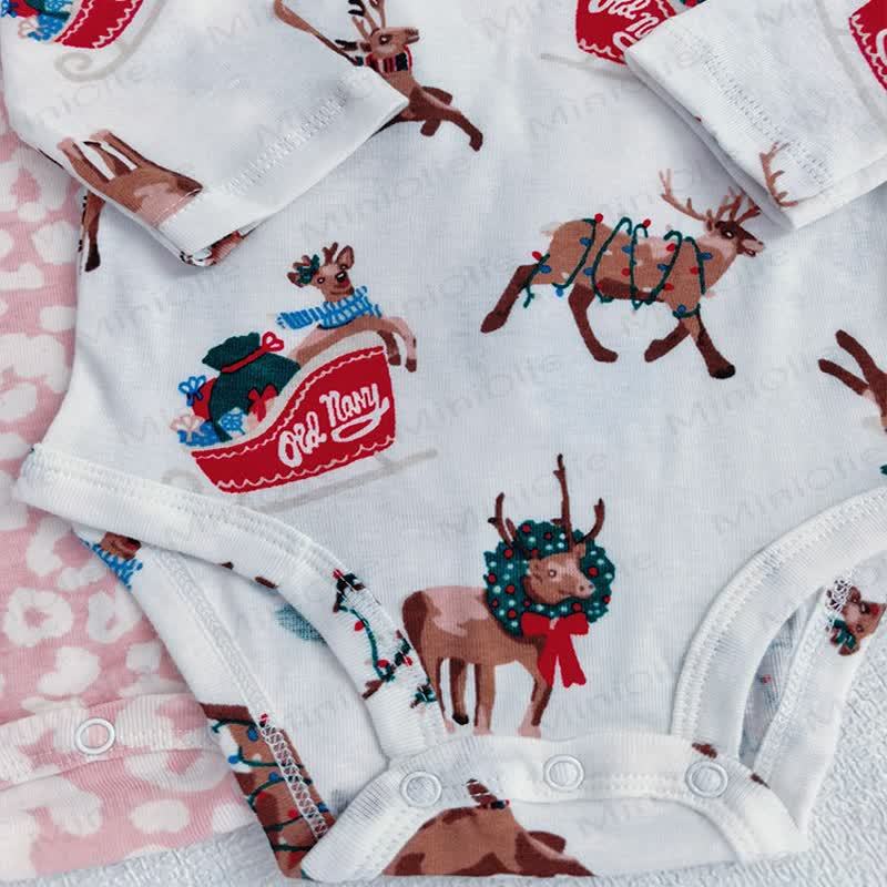Baby Cotton Cartoon Print Short Sleeve Bodysuit - image 13
