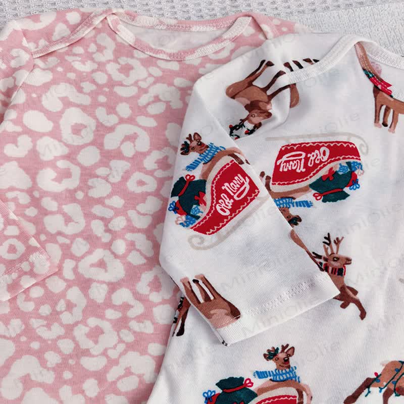 Baby Cotton Cartoon Print Short Sleeve Bodysuit - image 14
