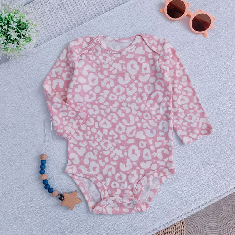 Baby Cotton Cartoon Print Short Sleeve Bodysuit - image 4