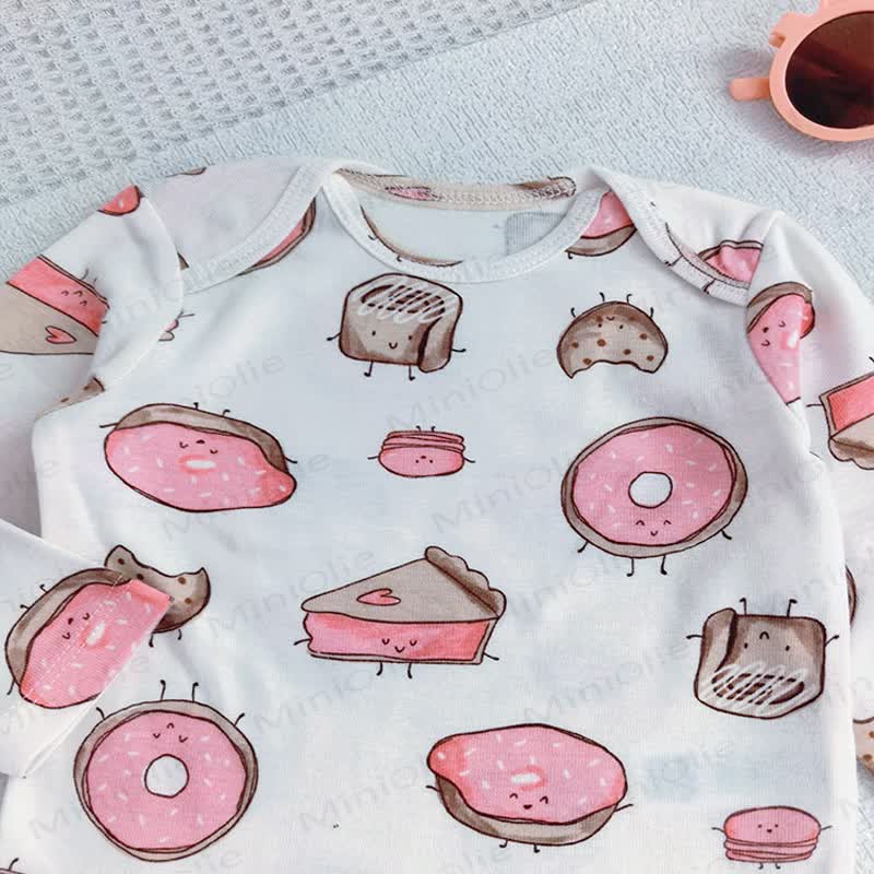 Baby Cotton Cartoon Print Short Sleeve Bodysuit - image 9