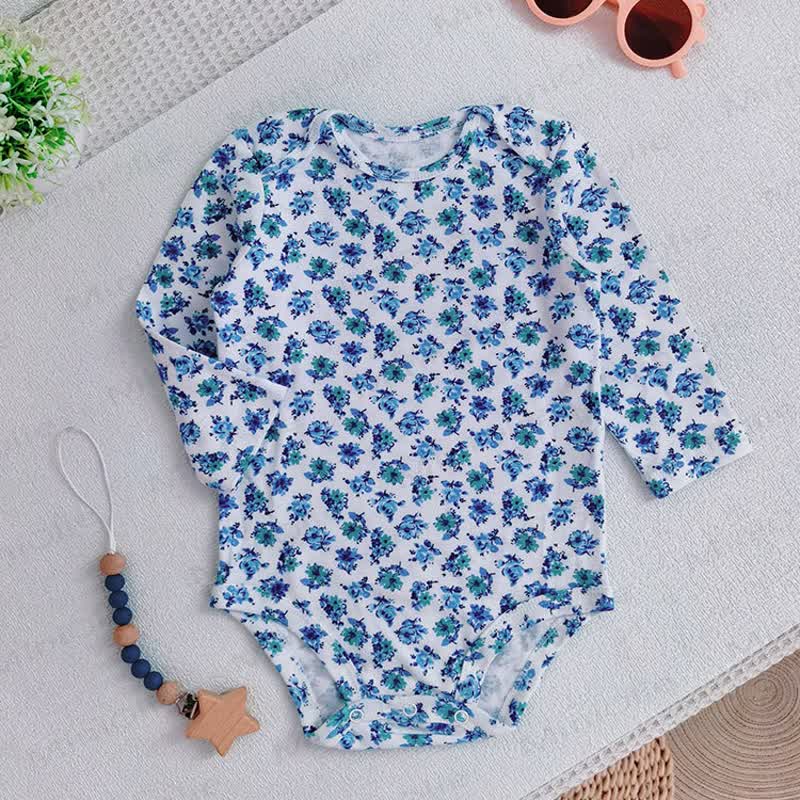 Baby Cotton Cartoon Print Short Sleeve Bodysuit - image 21