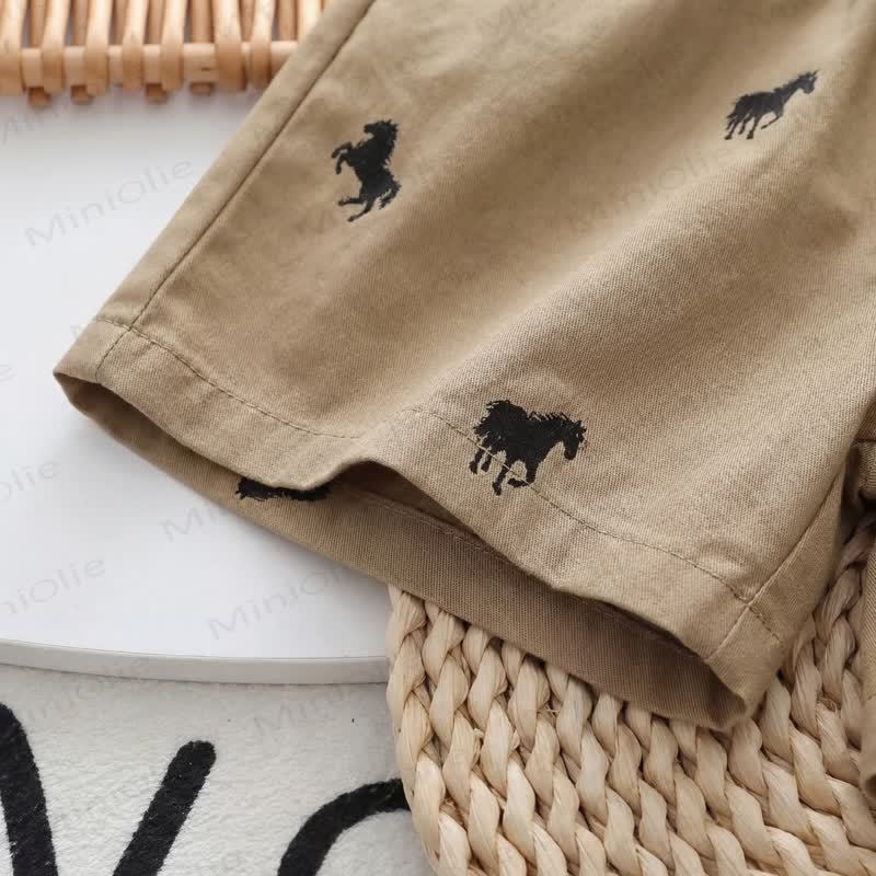 Toddler Boys Casual Polo Shorts Set - image 4