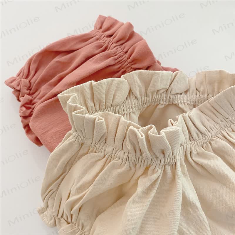 Baby Girls Cotton Bubble Bloomers Shorts - image 8