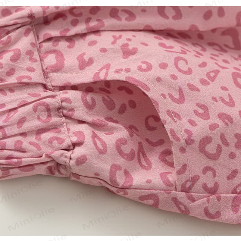Toddler Cotton Girls Leopard Print Shorts - image 5