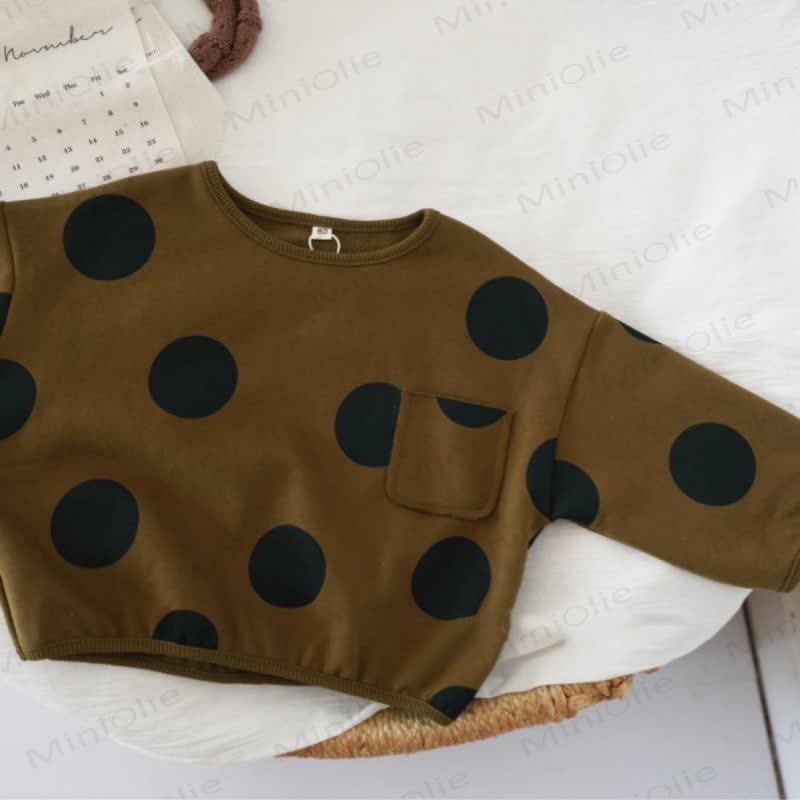 Toddler Baby Polka Dot Long Sleeve Tee - image 5