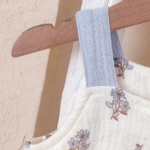 Baby Floral Blue Sleeveless Set - image 4