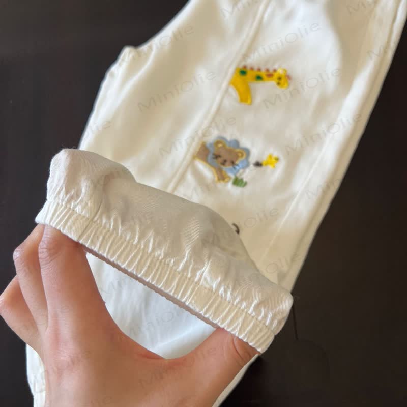Toddler Cartoon Animal Embroidered Pants - image 6