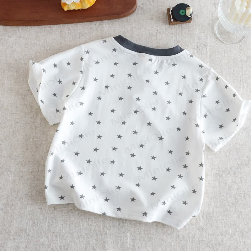 Toddler Baby Star Print Casual T-Shirt - image 5