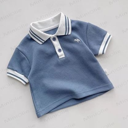 Baby Boys Classic Polo Shirt and Shorts 2-piece Set - image 4