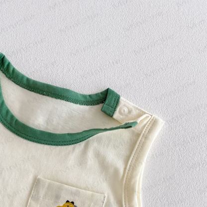 Toddler Cotton Dinosaur Print Tank Top or Suspender Shorts  - image 5