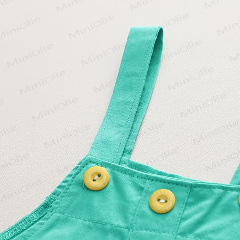 Baby Boys Dinosaur Print Tee and Suspender Shorts 2-piece Overalls Set - image 8