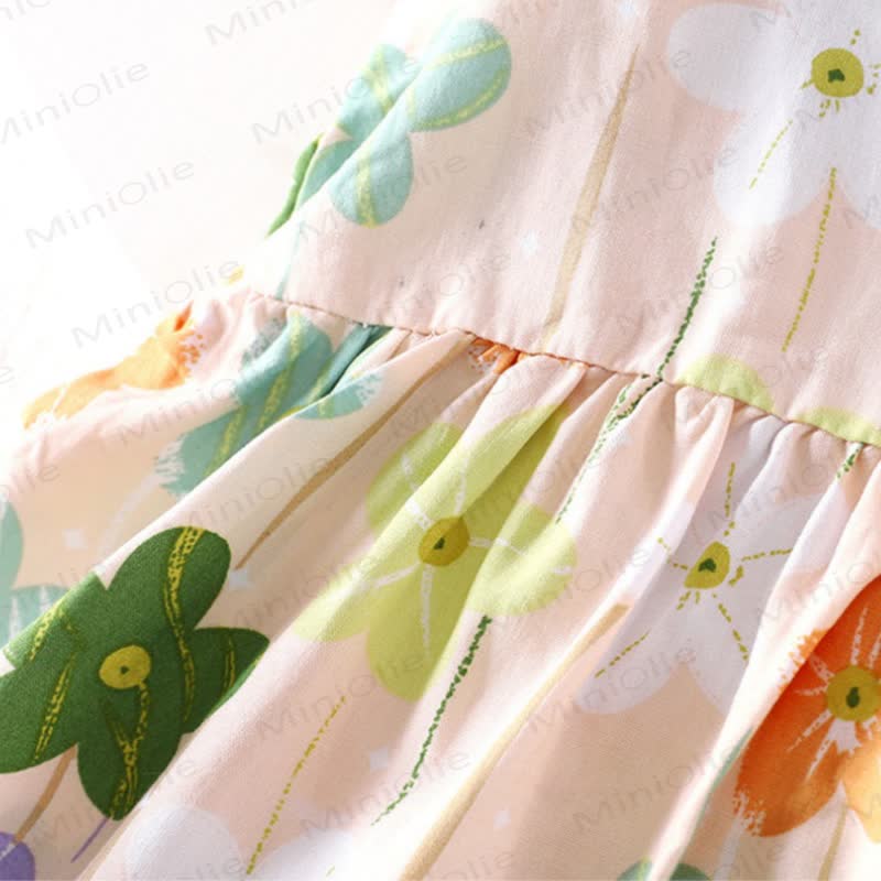 Toddler Girl Floral Print Summer Sleeveless Dress - image 23