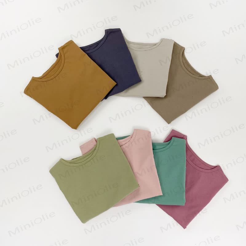 Toddler Girl Solid Color Casual T-Shirt - image 11
