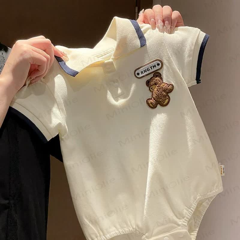 Baby Classic Polo Bear Bodysuit - image 2